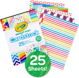 Crayola Bright Pop! Cardstock - 25 Sheets - Laadlee