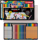 Stabilo Metal Wallet Assorted Colours - Pack of 36Pcs