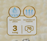 Huggies Extra Care - Size 3, 4 - 9kg, Super Mega Pack - 228pcs