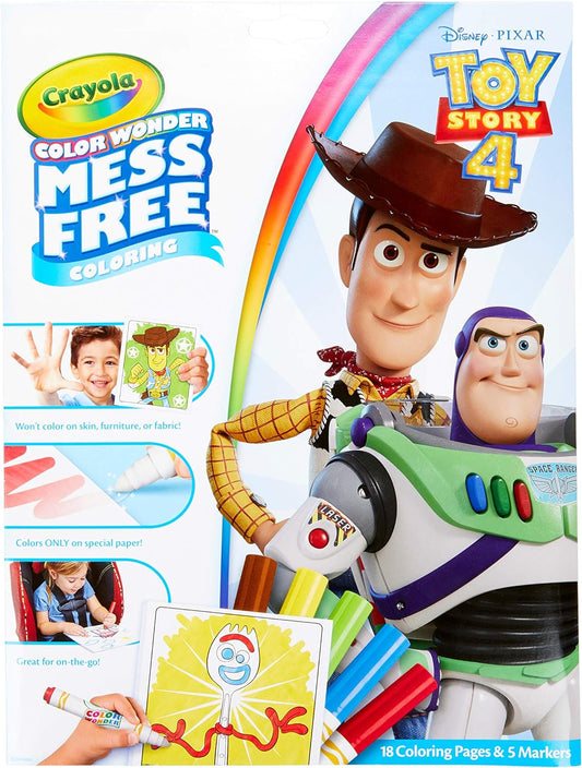 Crayola Color Wonder Coloring Pad and Markers - Toy Story 4