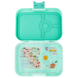 Yumbox 4 Compartment Lunch Box - Surf Green