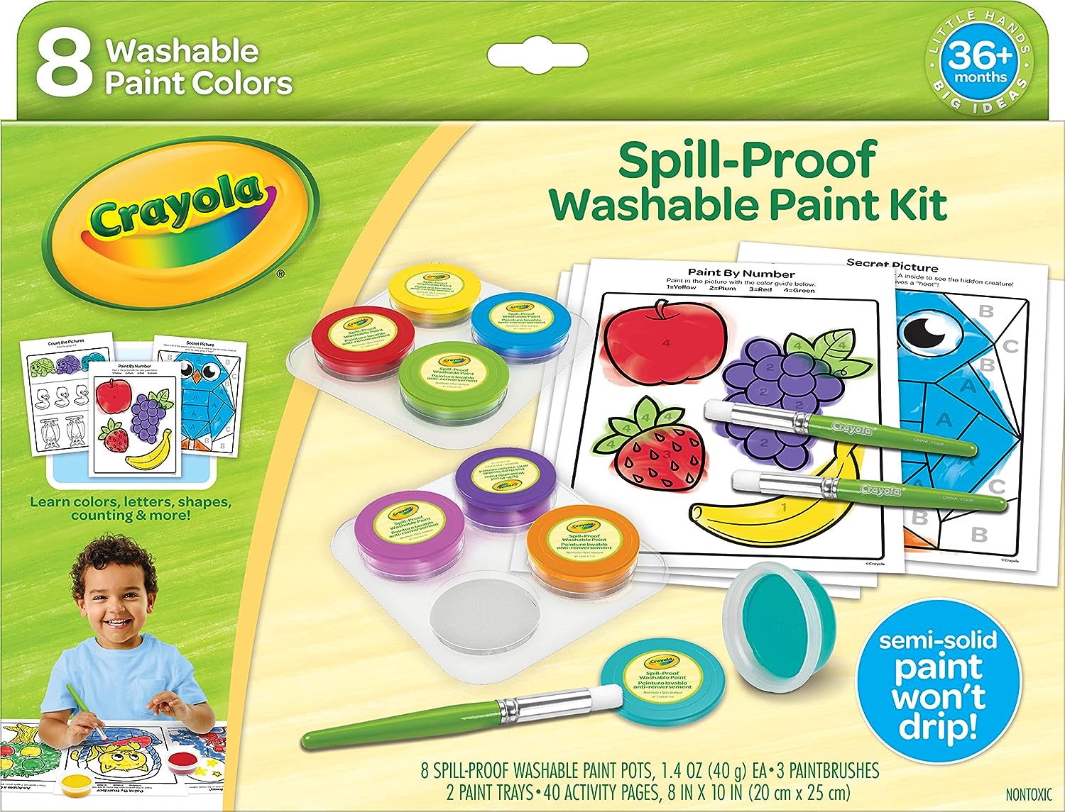 Crayola Spill-Proof Paint Activity Kit - Laadlee