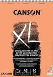 Canson XL Extra White Spiral Pad A3 120 Sheets 90GSM