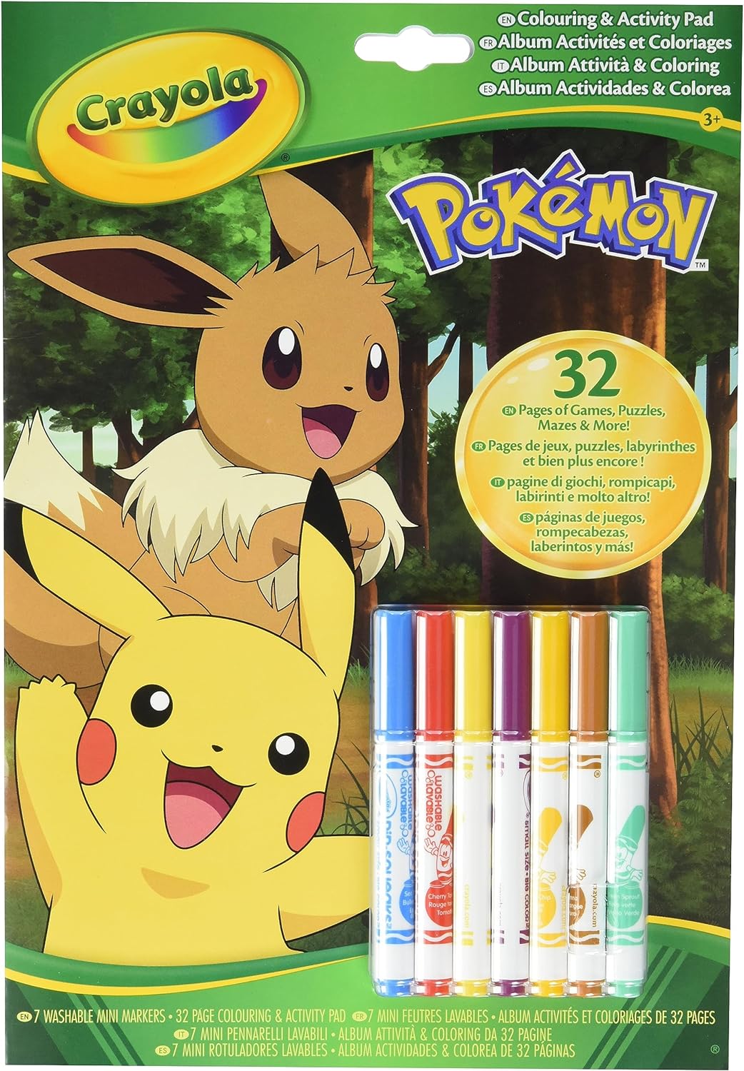 Crayola Pokemon Activities Coloring Book - Laadlee