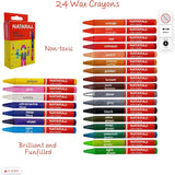 Nataraj Wax Crayon 24 Colours