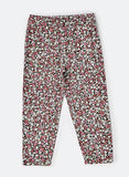 Jelliene All Over Printed Pants - Navy Blue - Laadlee