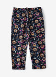 Jelliene All Over Printed Woven Pants - Navy Blue - Laadlee