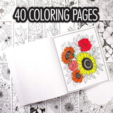 Crayola Coloring Book - Colors in Bloom (40 pages) - Laadlee