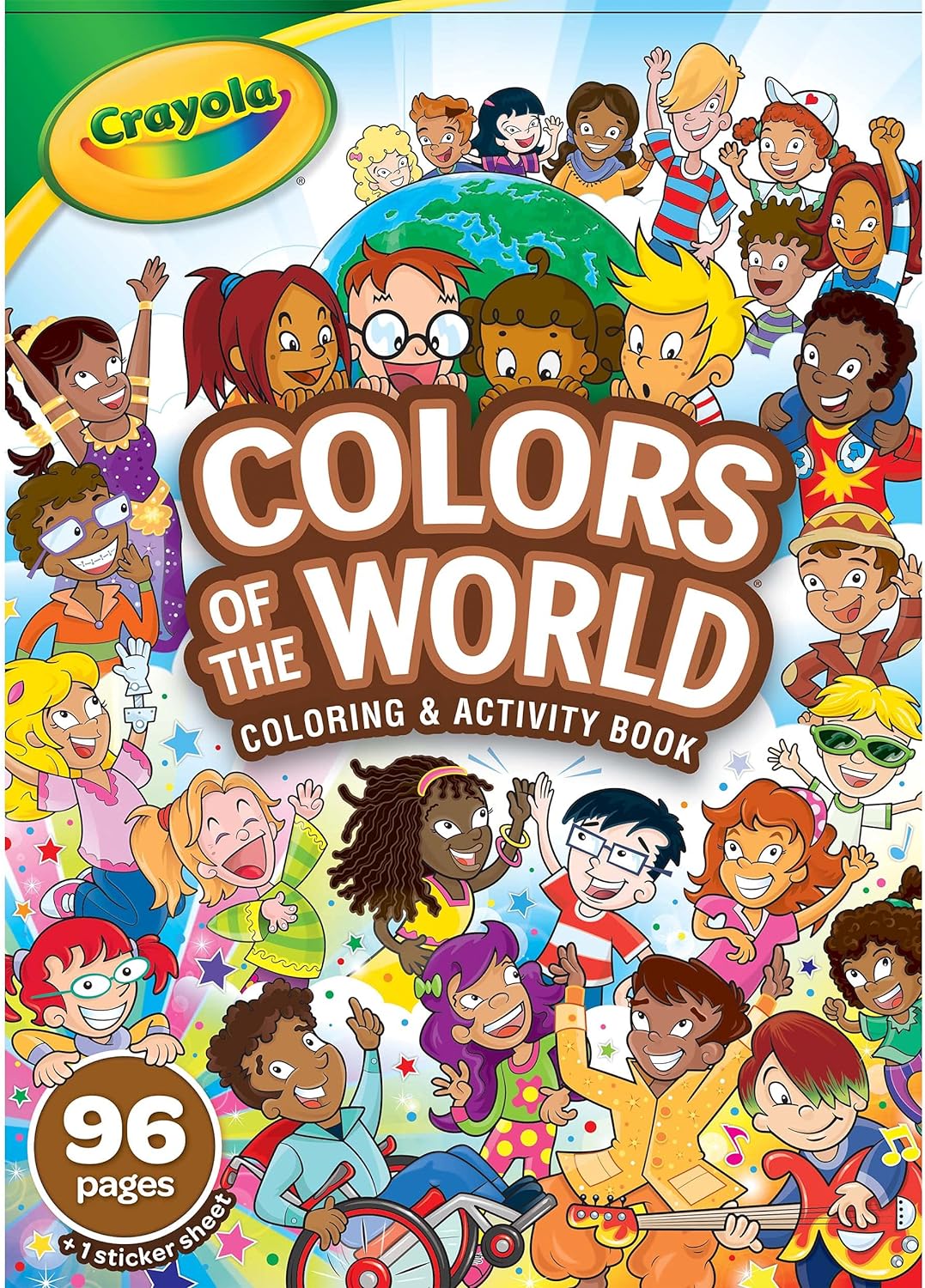 Crayola Coloring Book - Colors of the World (96 Pages) - Laadlee