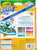 Crayola Super Clicks Retractable Markers - Pack of 10 - Laadlee