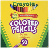Crayola Long Colored Pencils - Pack of 50 - Laadlee