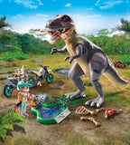 Playmobil T-Rex trace path