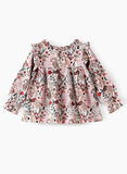 Jelliene Floral Printed Blouse - Pink - Laadlee