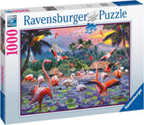 Ravensburger Pink Flamingos Jigsaw Puzzle - 1000pcs