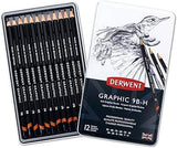 Derwent Derwent Graphic Sketch Pencil 12 Tin