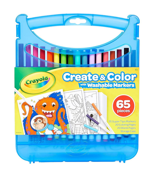 Crayola Create and Color Washable Markers - Pack of 65