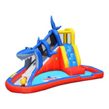 Happy Hop Shark Cave Adventur Inflatable Water Slide