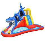 Happy Hop Shark Cave Adventur Inflatable Water Slide