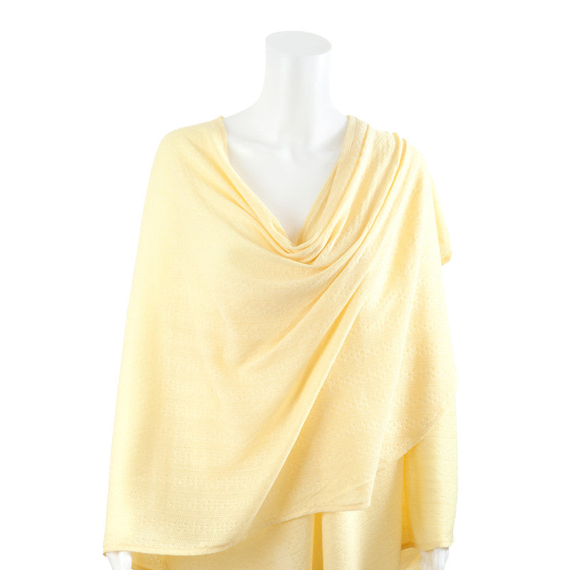 Bebitza Textured Knit Nursing Cover - Yellow - Laadlee