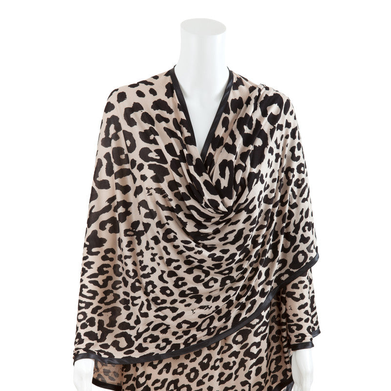Bebitza Modal Nursing Cover - Leopard Print - Laadlee