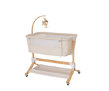Babyhood Kaylula Co Sleeper Cradle Beige