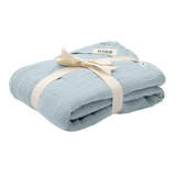 BIBS Muslin Swaddle 120x120cm - Baby Blue
