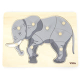 Viga Montessori Puzzle - Elephant