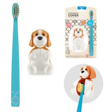 Flipper Oral Hygienic Set Fun Animal Kids Toothbrush With Holder - Beagle