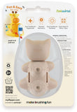 Flipper Fun Animal Kids Toothbrush With Holderc- Cat