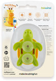 Flipper Fun Animal Kids Toothbrush With Holder - Turtle