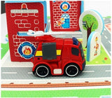 Sunta Fire Station Adventure With Fire Engine Puzzle Mat