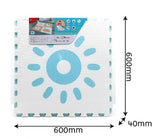 Sunta Weather Series Classic Puzzle Mat 4 pc - Blue