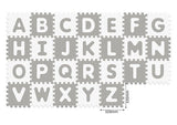 Sunta - Antibacterial Alphabet Puzzle Mat 26pc - Grey