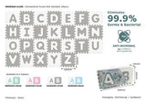 Sunta - Antibacterial Alphabet Puzzle Mat 26pc - Grey