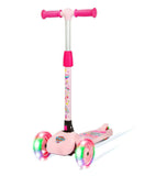 Spartan Paw Patrol 3-Wheel Light Up Scooter - Pink