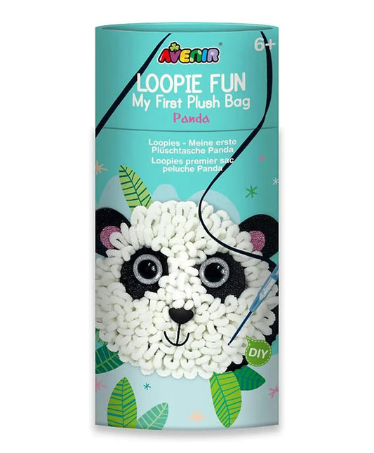 Avenir Loopie Fun My First Plush Bag Kit - Panda - Laadlee
