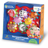Learning Resources Barnyard Friends Build & Spin