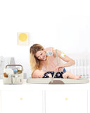 Skip Hop Nursery Style Wipe Clean Changing Pad - Oat Beige Brown