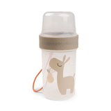 Done By Deer To Go 2-Way Snack Container Large Lalee - Sand