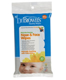 Dr. Brown's Nose & Face Wipes - Pack of 30 - Laadlee
