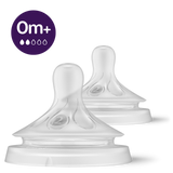 Philips Avent Natural 3.0 Teats 0M - 2 Pcs
