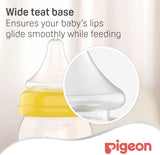 Pigeon Wide Neck Peristaltic Plus Nipple (L) - Pack of 2