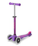 Micro Mini Deluxe Scooter with LED Wheels - Purple Pink - Laadlee