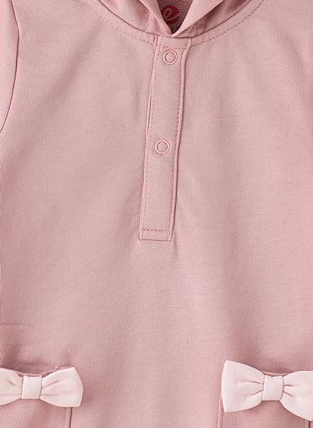 Elegant Kids Sleepsuit - Pink - Laadlee