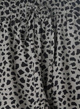Jelliene All Over Printed Pants - Black - Laadlee