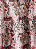 Jelliene Floral Printed Blouse - Pink - Laadlee