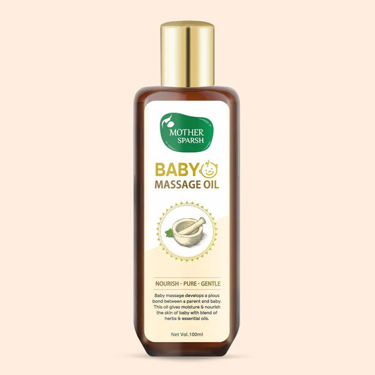 Mother Sparsh Baby Massage Oil - 100ml - Laadlee