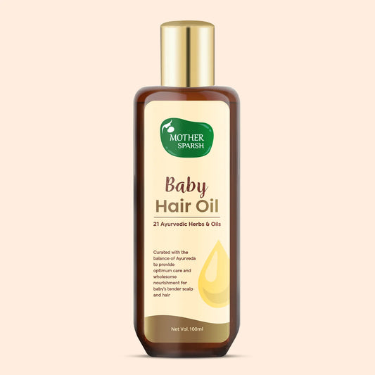 Mother Sparsh Baby Hair Oil - 100ml - Laadlee