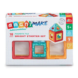 Addo Magnimake Magnetic Tiles Bright Starter Building Blocks Set - 18pcs