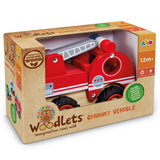 Addo Woodlets Chunky Wooden Vehicles - 1 pc Style & Color May Vary